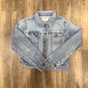 Girls short jean jacket